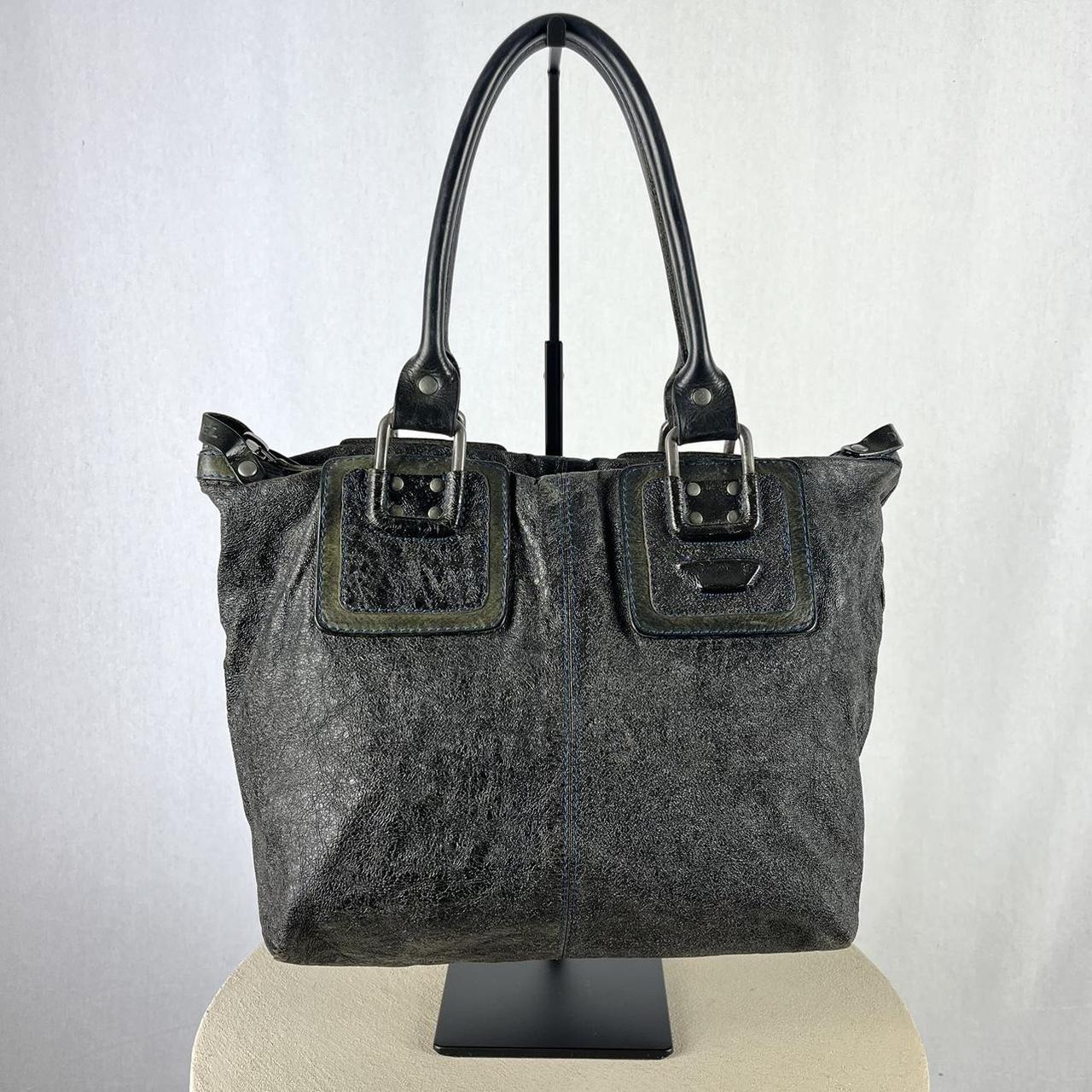 archive diesel leather shoulderbag italy