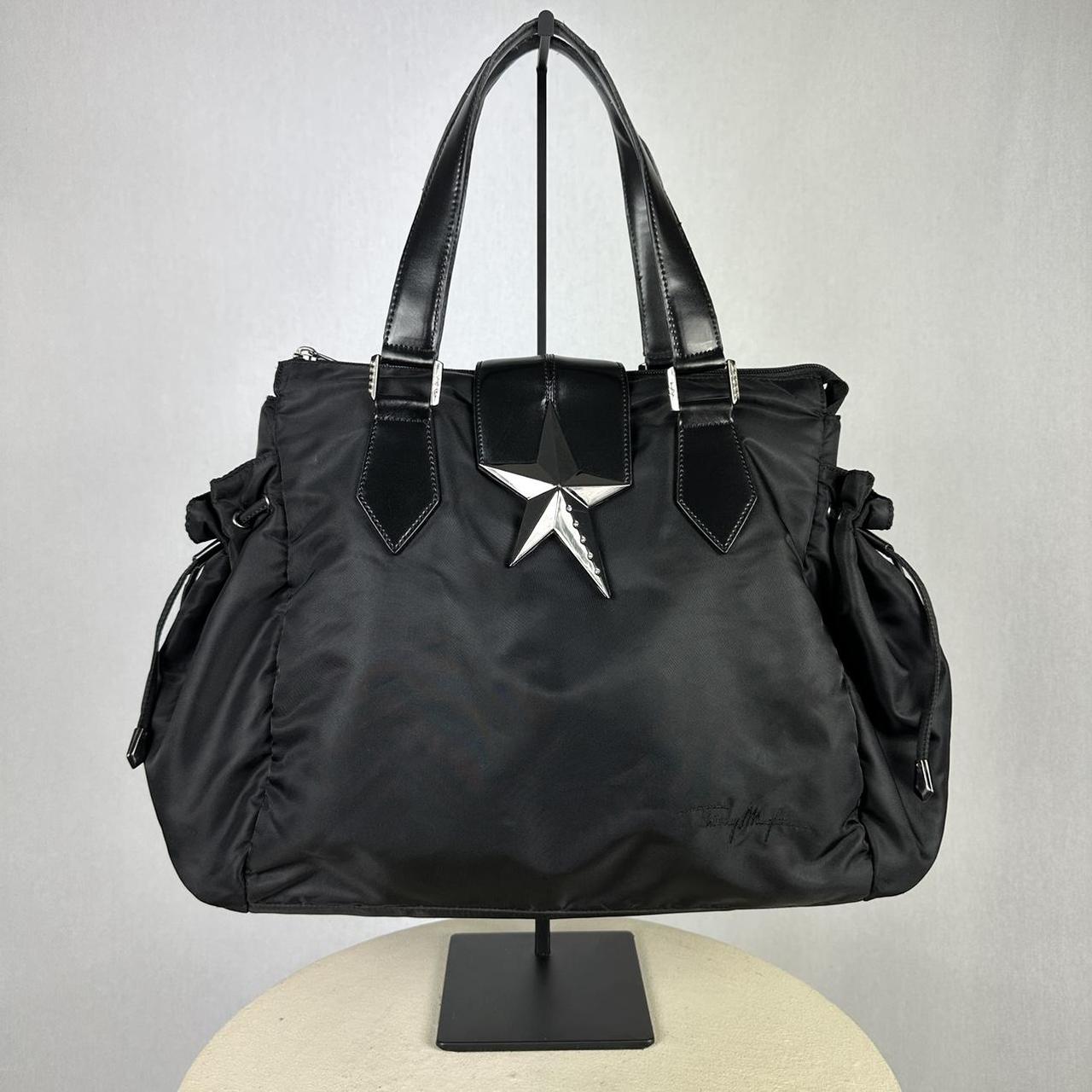 THIERRY MUGLER Black buy Silver Star and Strass Bag