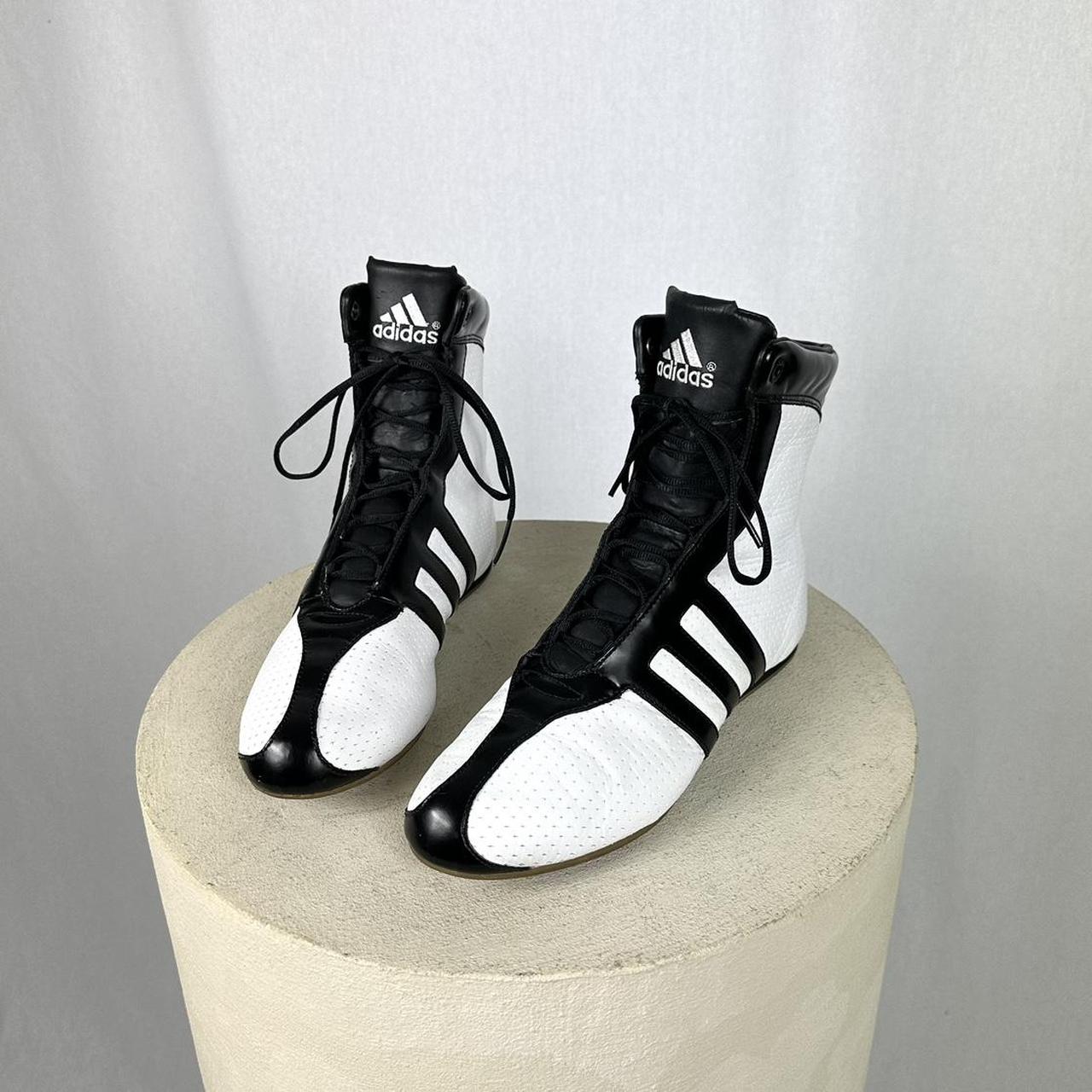 Adidas vintage boxing wrestling boots in black