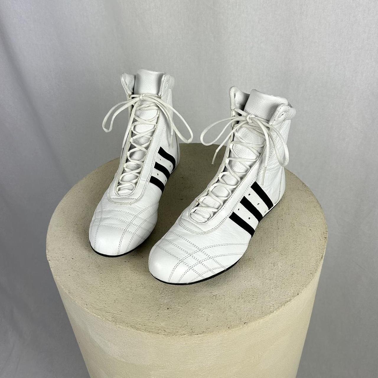 Adidas leather lacing boxing wrestling boots in. Depop