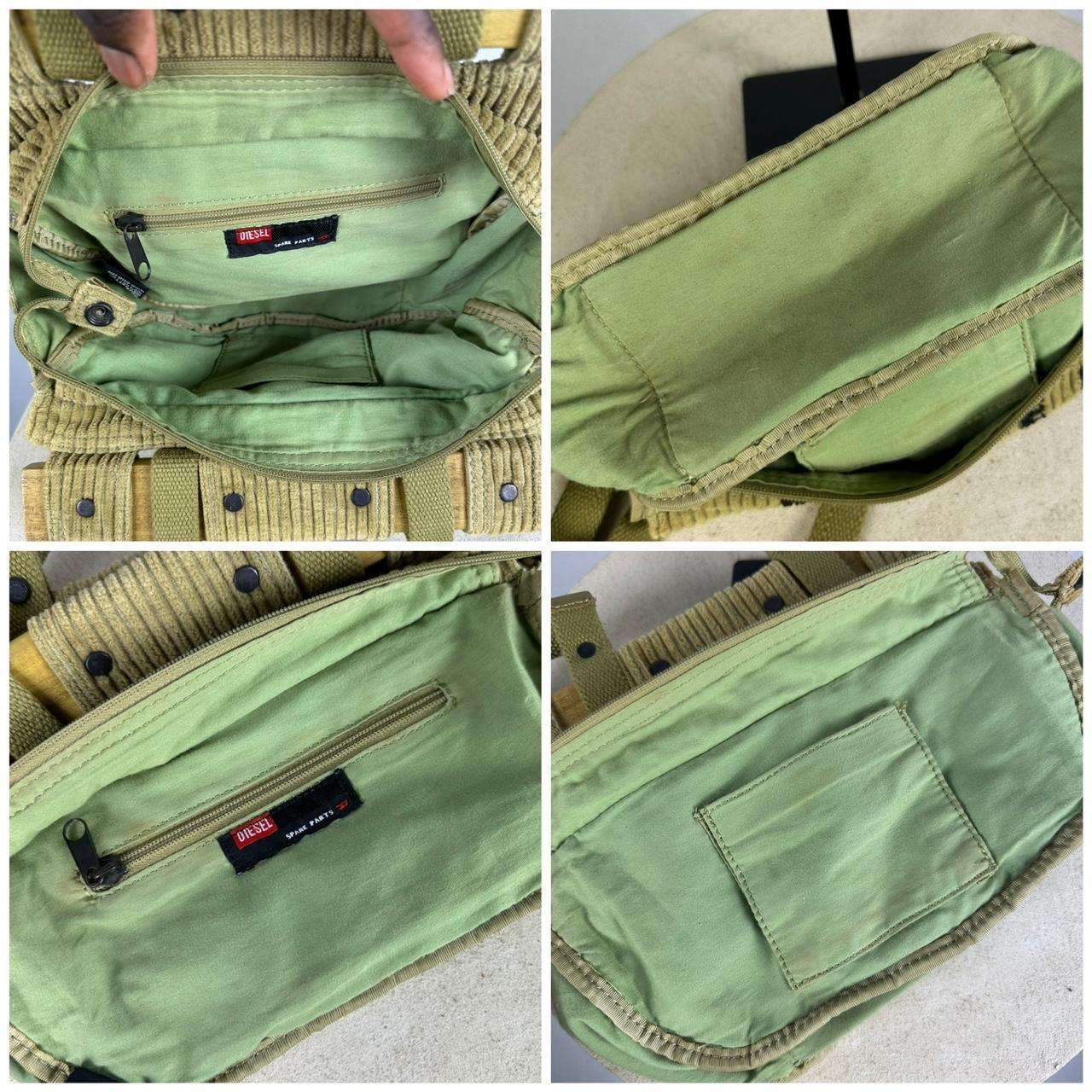 👽 Diesel spare parts corduroy y2k shoulder bag, in | Depop
