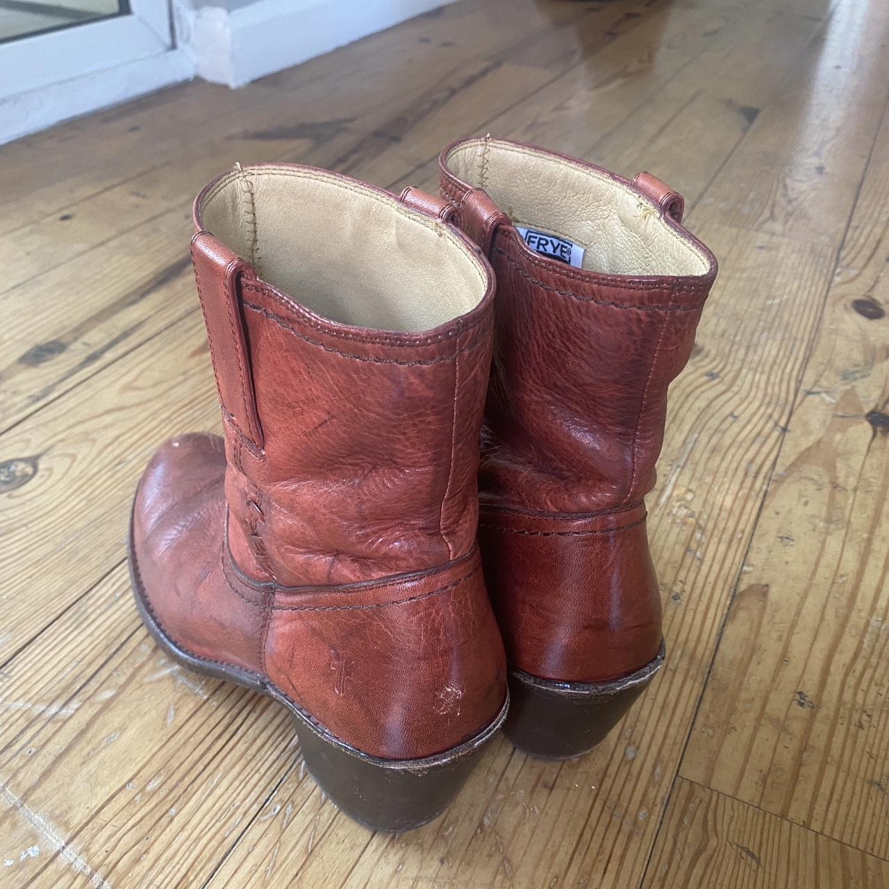 Red frye boots online