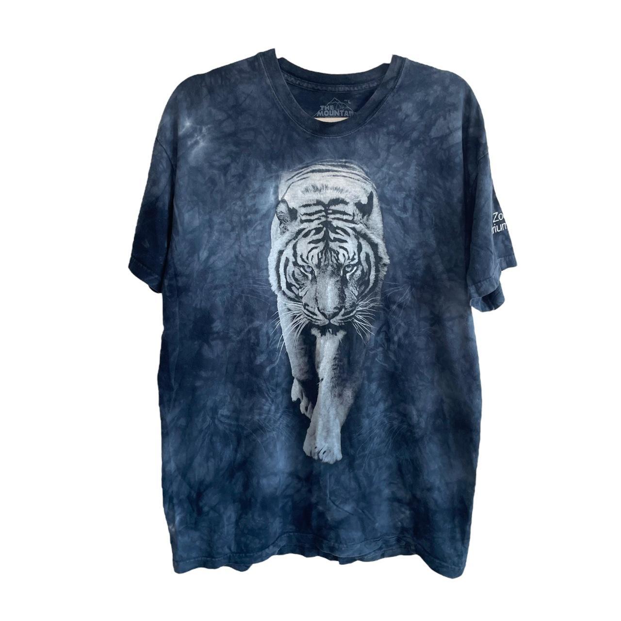 White Tiger T Shirt Bengal Tiger Shirt Wild Tiger Mountain