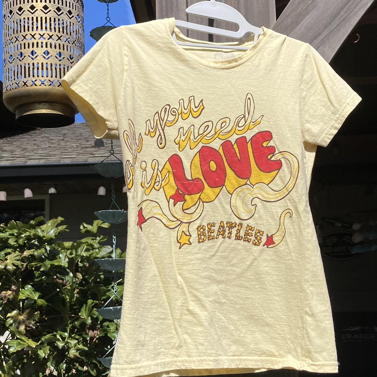 All you need is love. Beatles shirt 🌿🎧 Shipping: | Depop