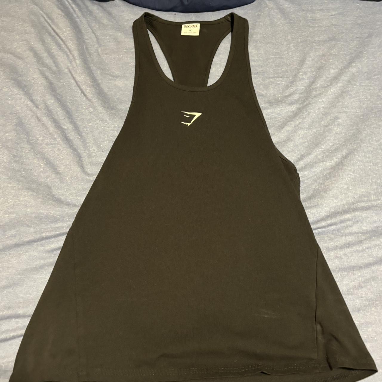 Gymshark stringer, size medium, worn about 4 times - Depop