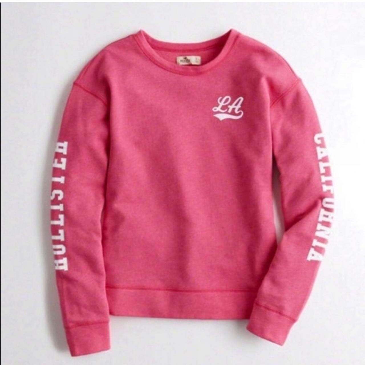 Hollister pink jumper hot sale