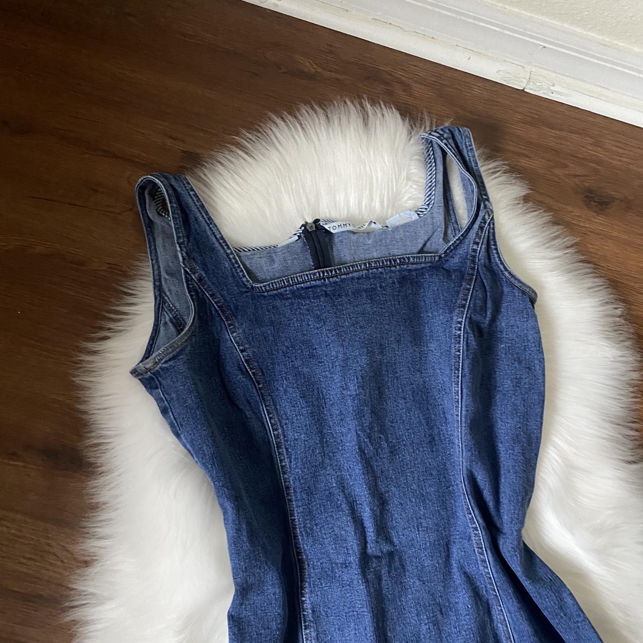 Tommy Hilfiger Women's Blue Dress | Depop