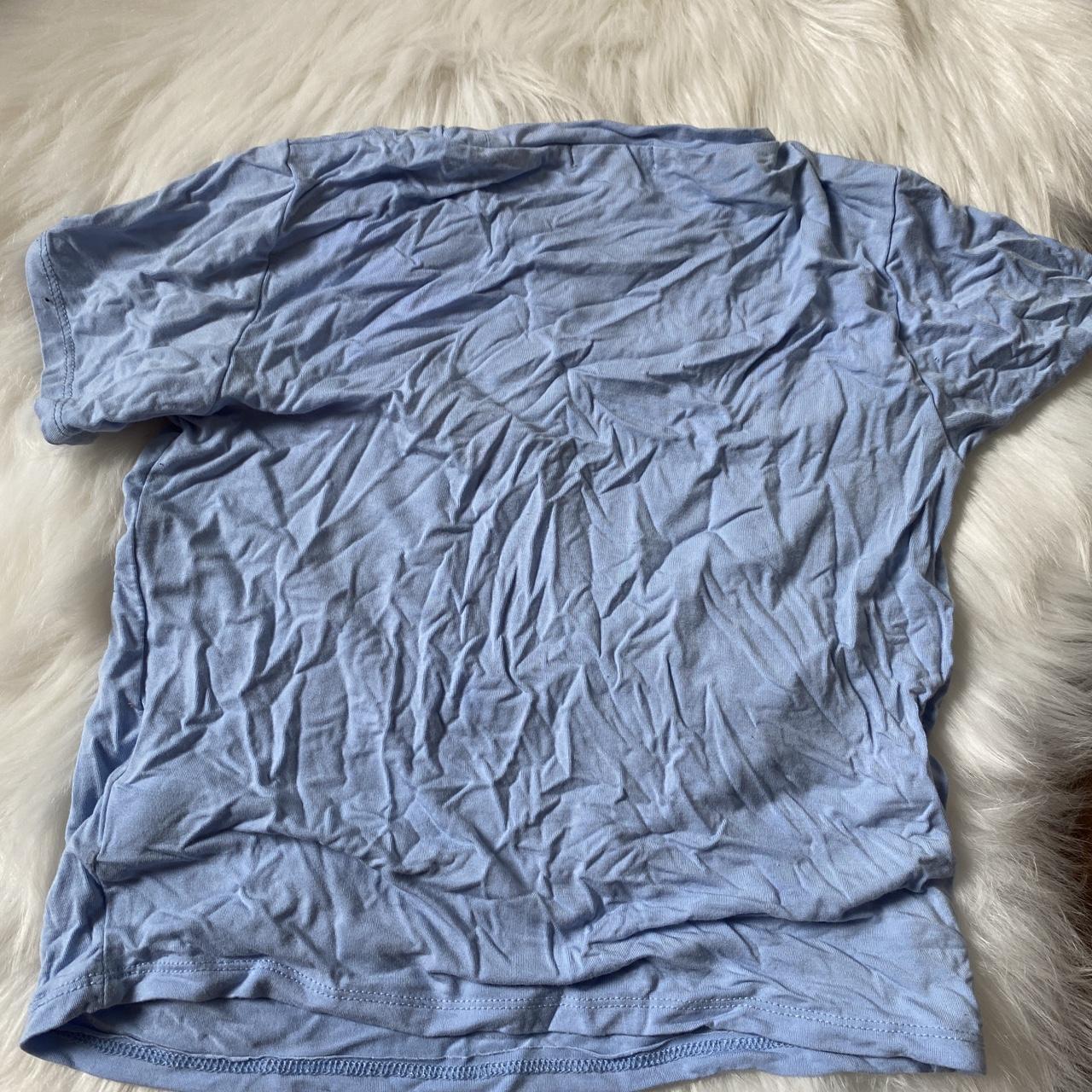 Club Exx Dollskill Rave baby Tee baby blue size... - Depop