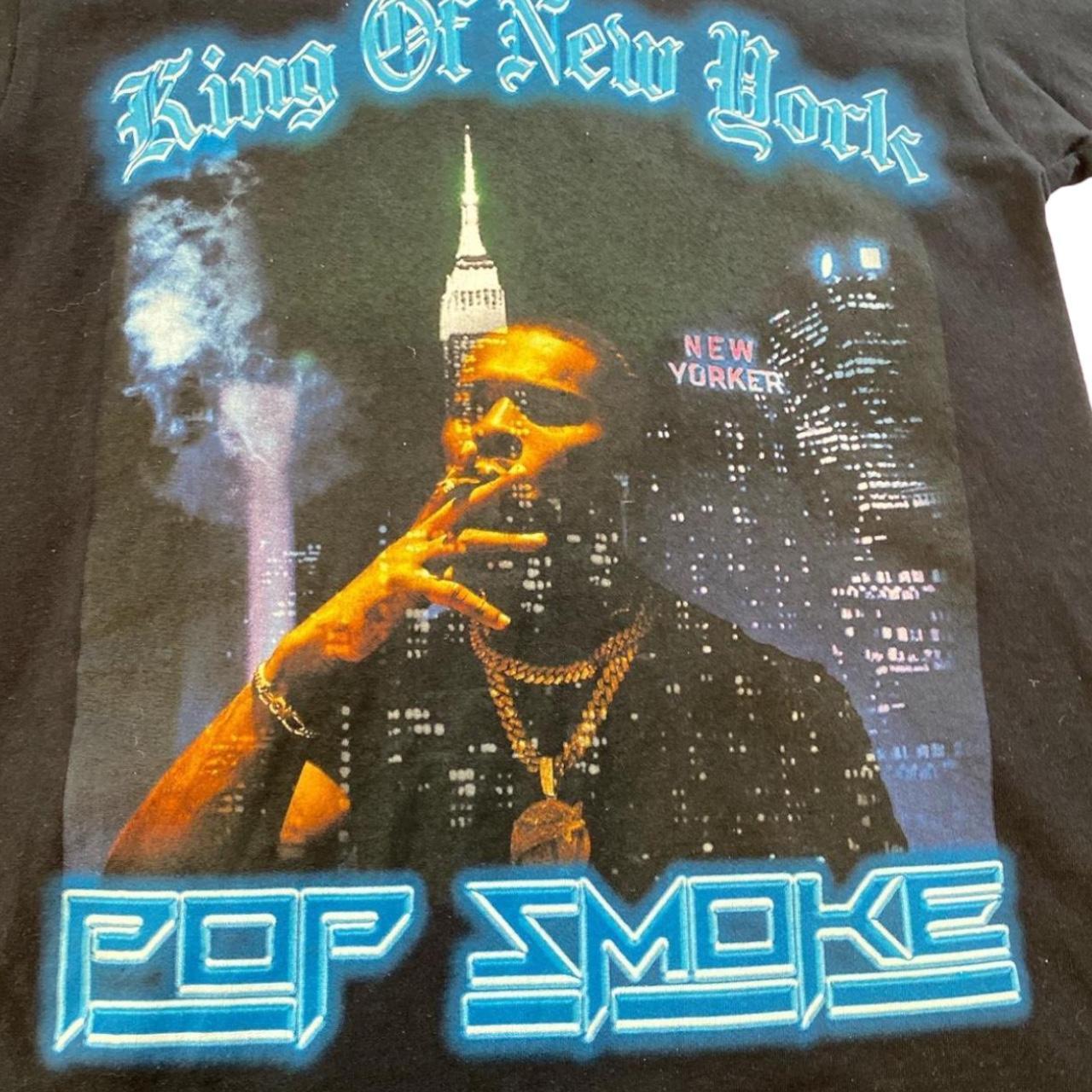 Pop Smoke T Shirt King Of New York Vlone Pop Smoke Tshirt Sweatshirt Hoodie  Vlone Pop