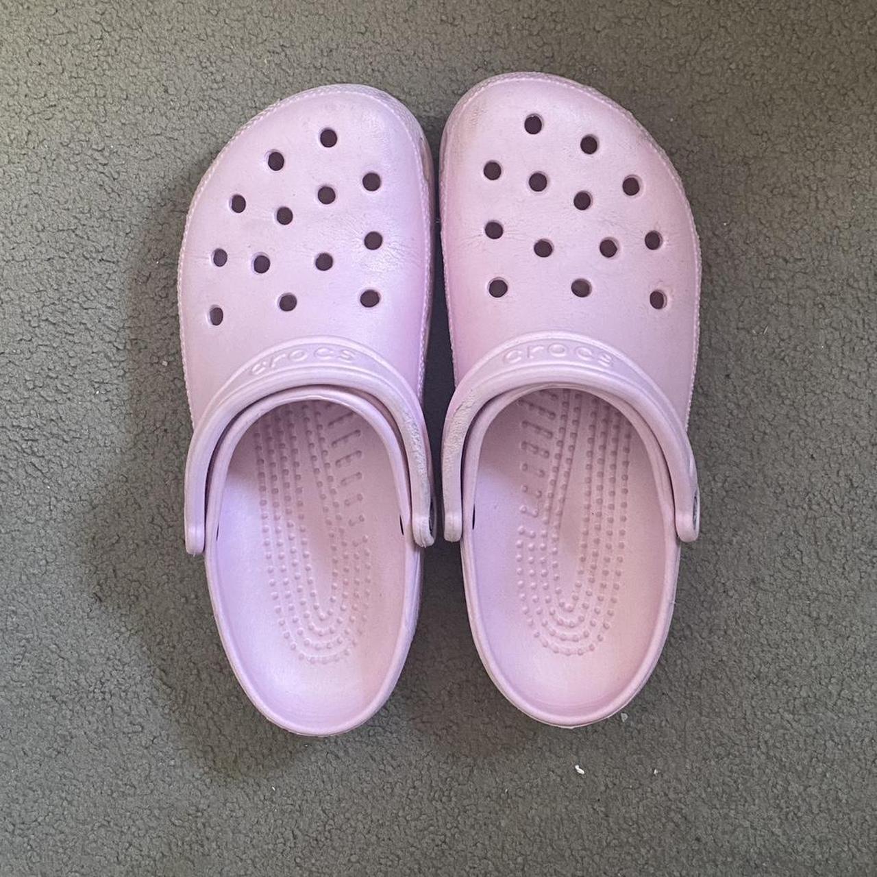 Ballerina pink classic clog crocs, Size