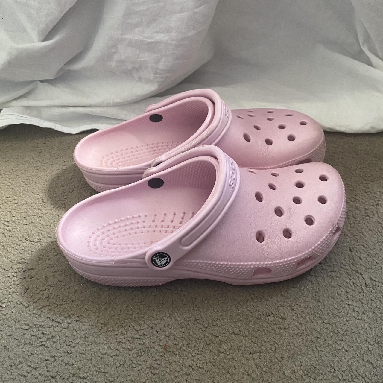 Ballerina pink classic clog crocs, Size