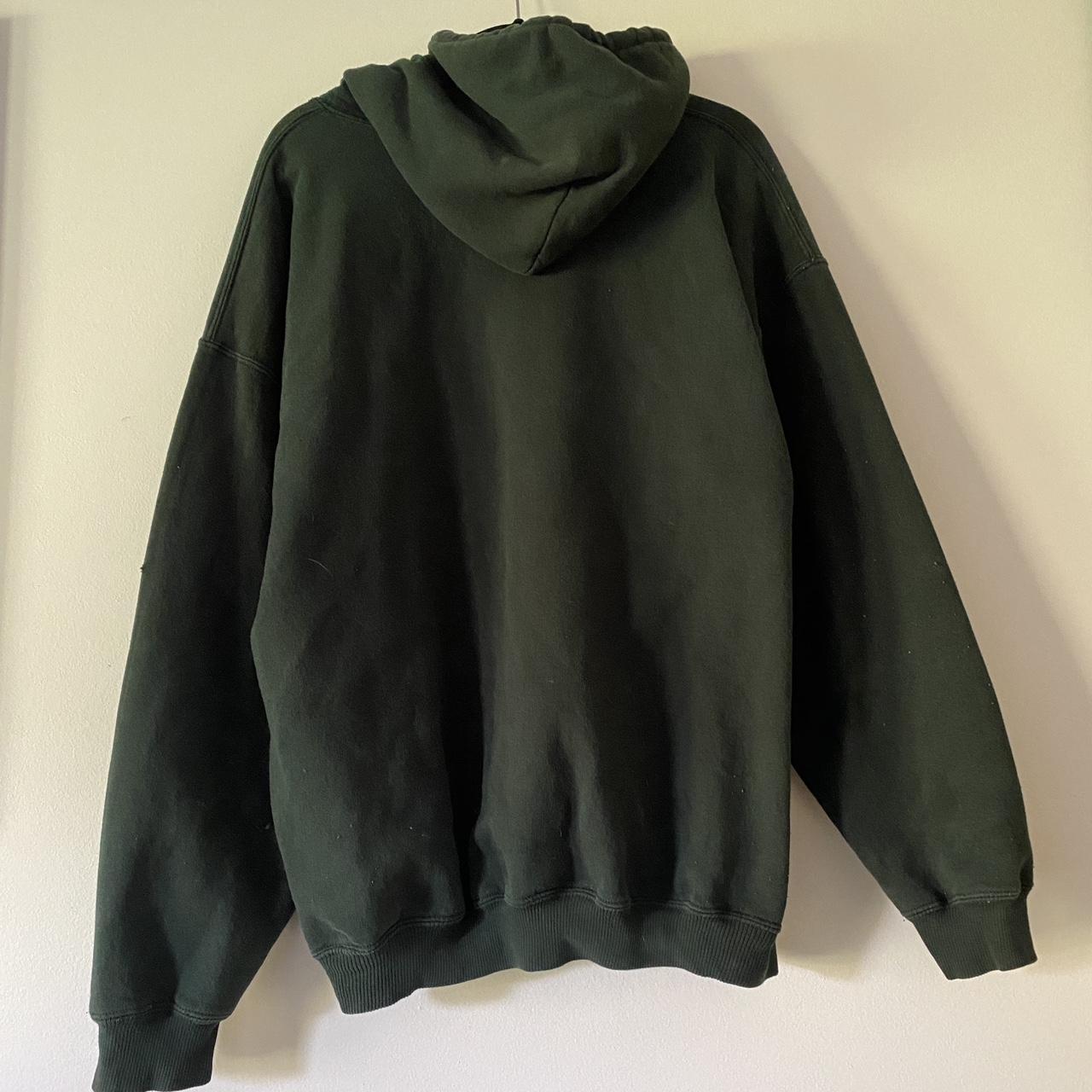 Vintage 90s Green Hoodie Men’s X-Large Perfect... - Depop