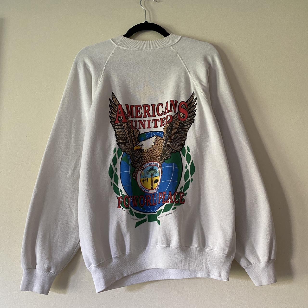 Vintage 90s Operation Desert Storm Crewneck Men’s... - Depop