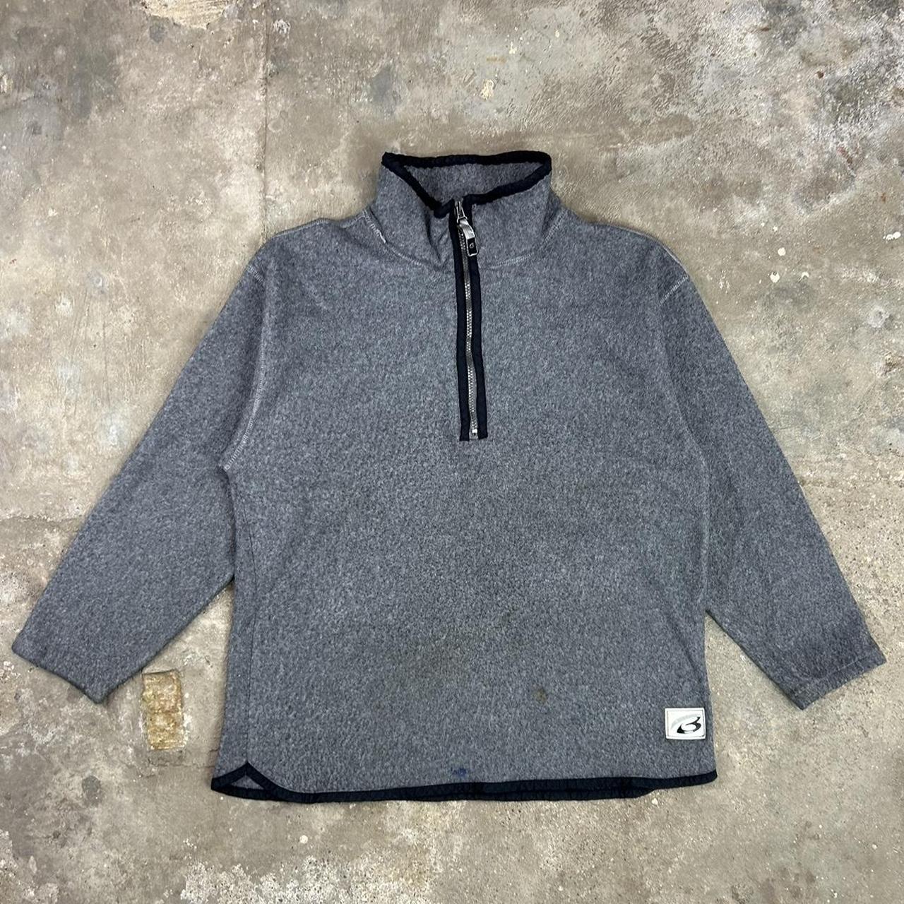 Vintage 90s Bugle Boy Quarter Zip Fleece Men’s Medium Depop