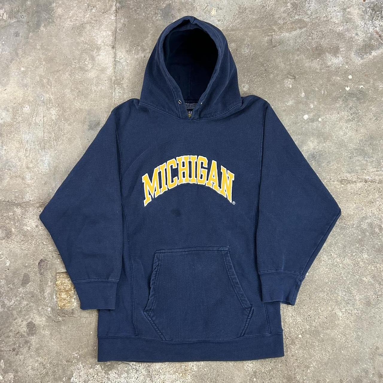 Vintage Michigan Wolverines Hoodie Men’s... - Depop