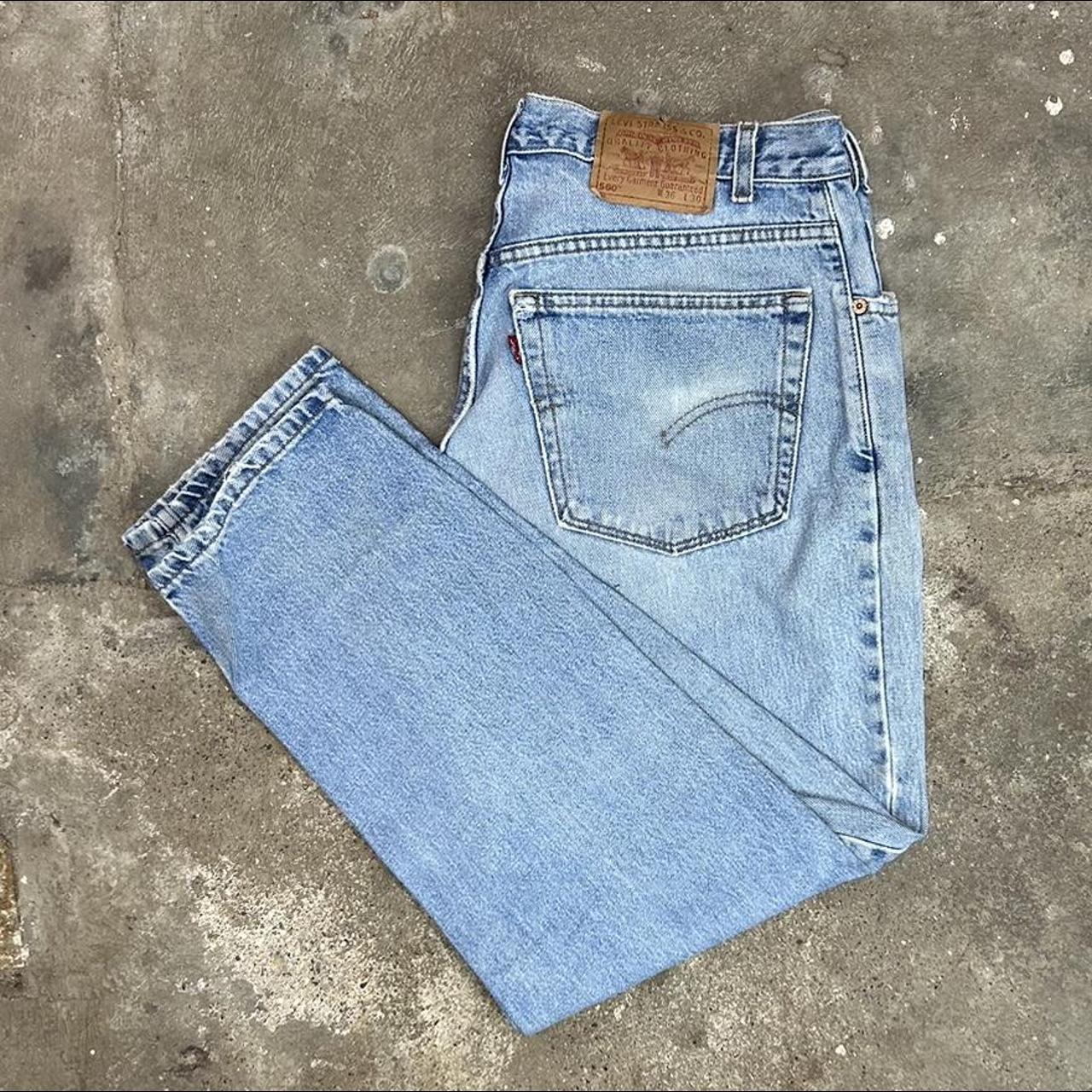 Vintage 90s Levi’s 560 Blue Jeans Men’s 36 x... - Depop