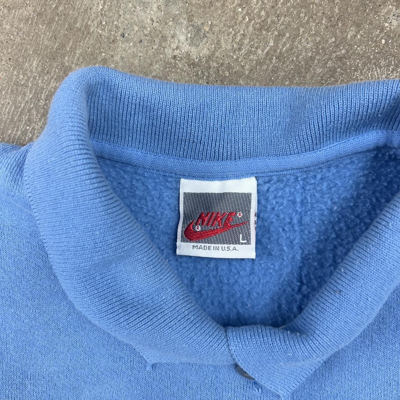 VINTAGE DETROIT LIONS BABY BLUE SWEATER size small - Depop