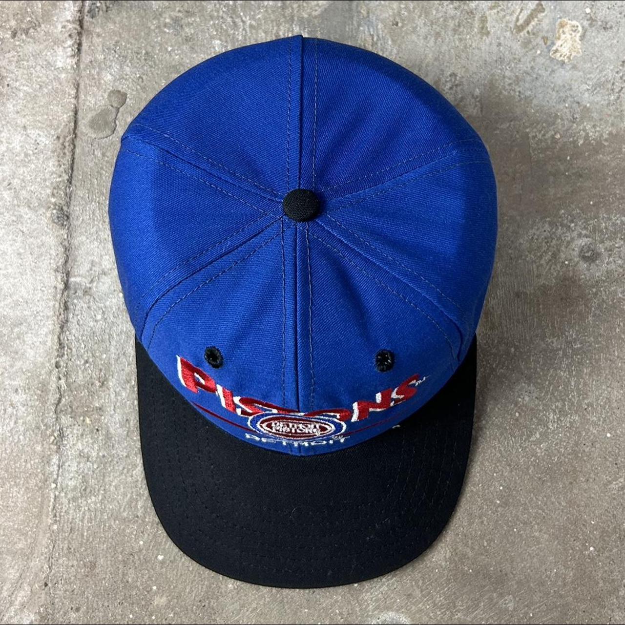 Detroit Pistons Vintage 90s Logo Athletic Snapback  - Depop