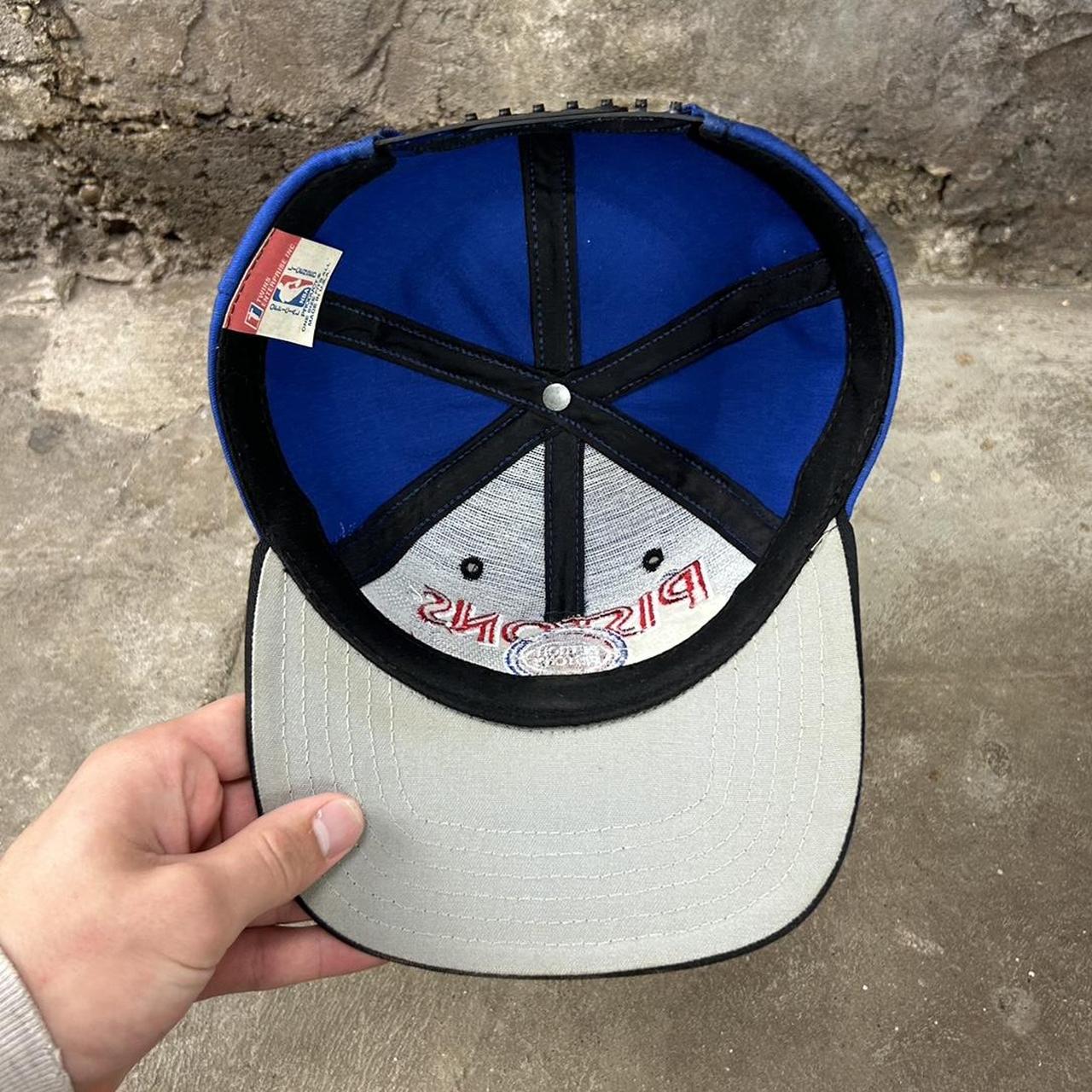 Detroit Pistons Vintage 90s Logo Athletic Snapback  - Depop