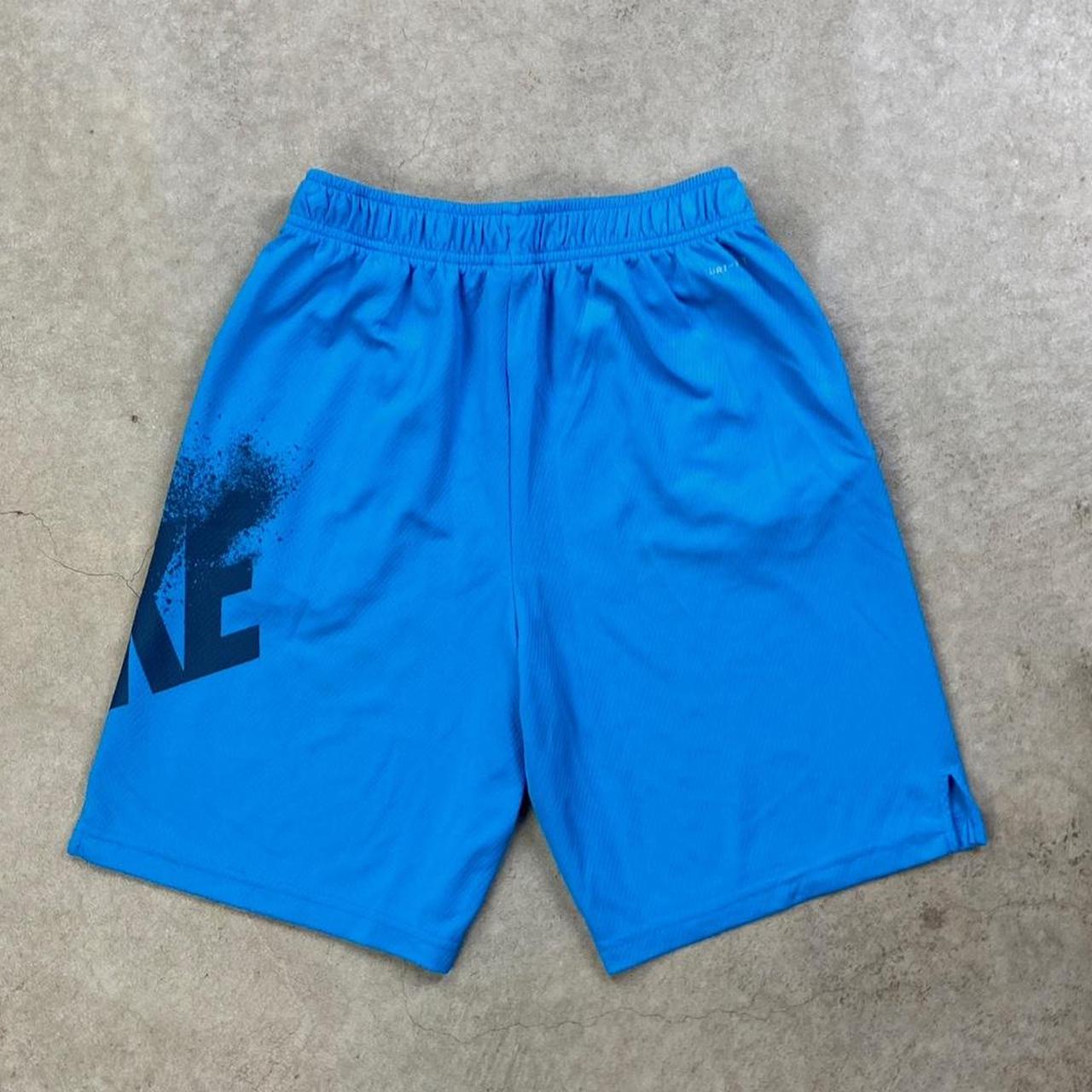 blue nike shorts