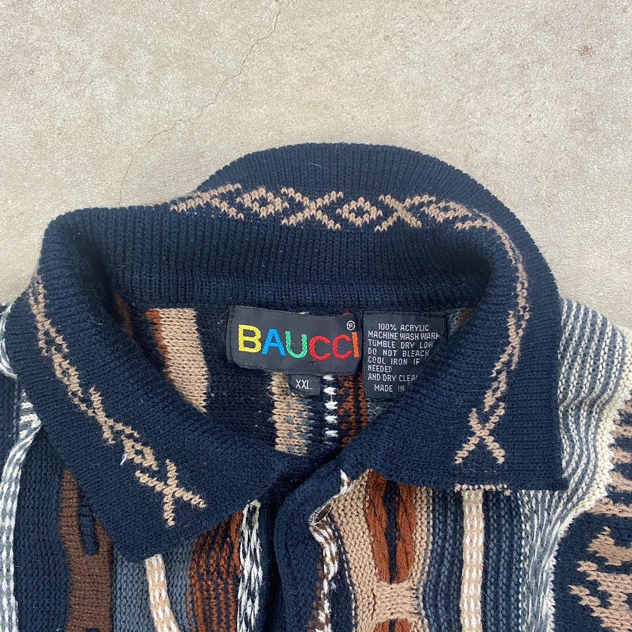 Vintage 90s Baucci Coogi Style Collared Grandpa... Depop