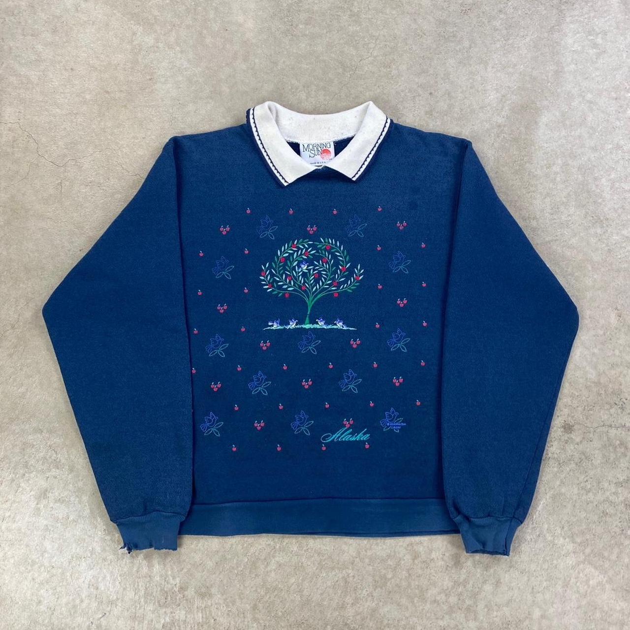 Vintage 90s Alaska Sweatshirt Alaska Crewneck Alaska Sweater 