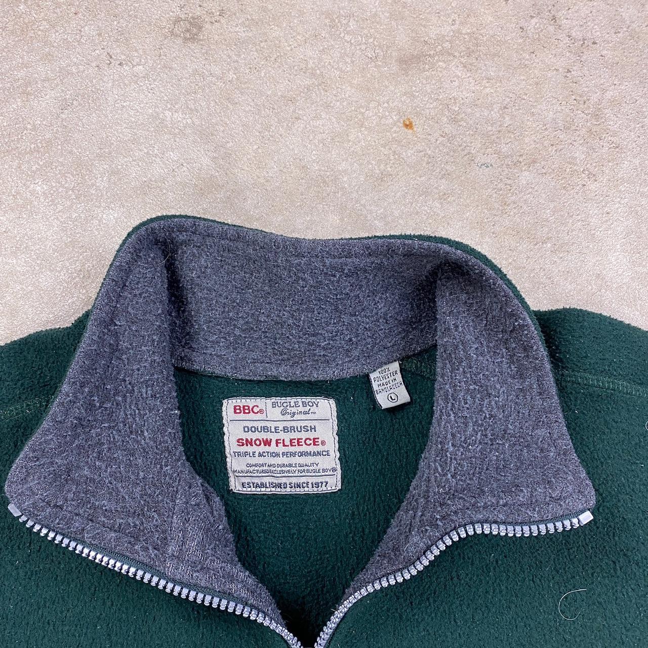 Vintage 90s Green Bugle Boy DoubleBrush Snow Fleece... Depop
