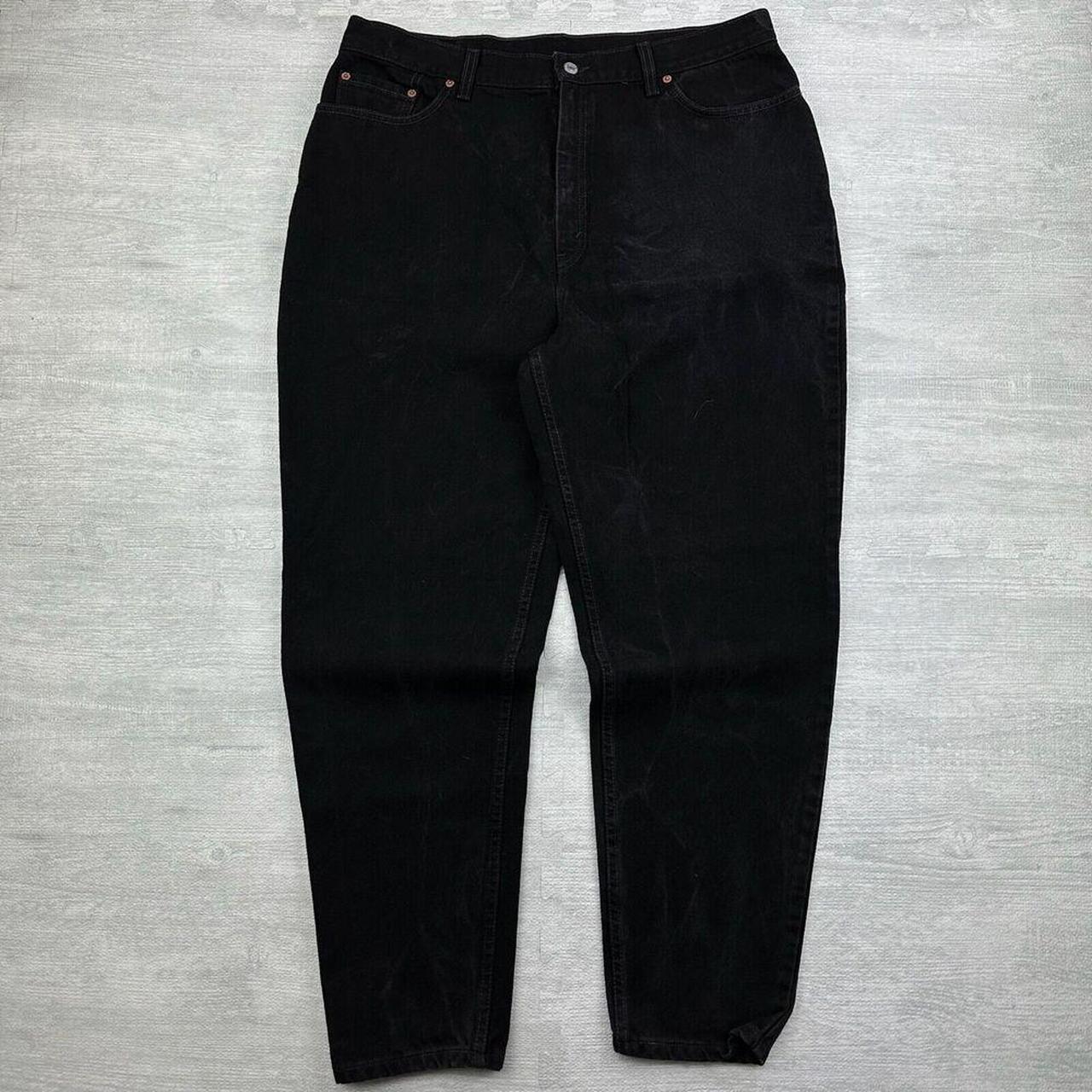 Vintage Levi s 560 Jeans Mens 38x30 Black Red Tab