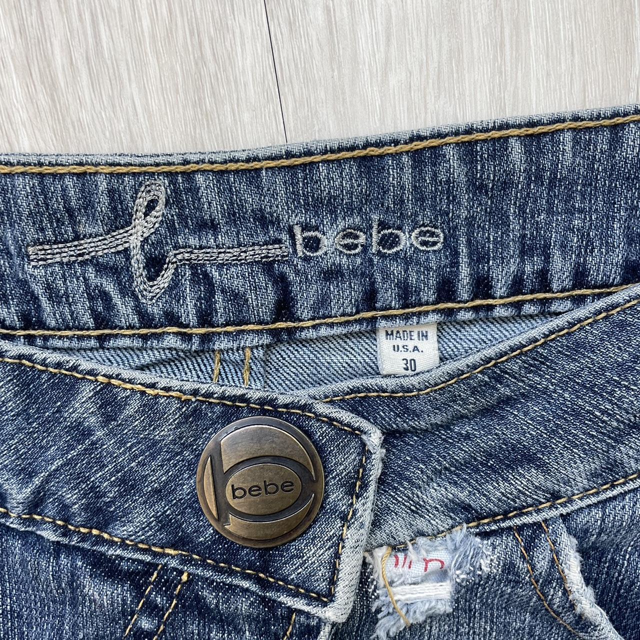 Bebe Men's Blue and Navy Skirt Depop