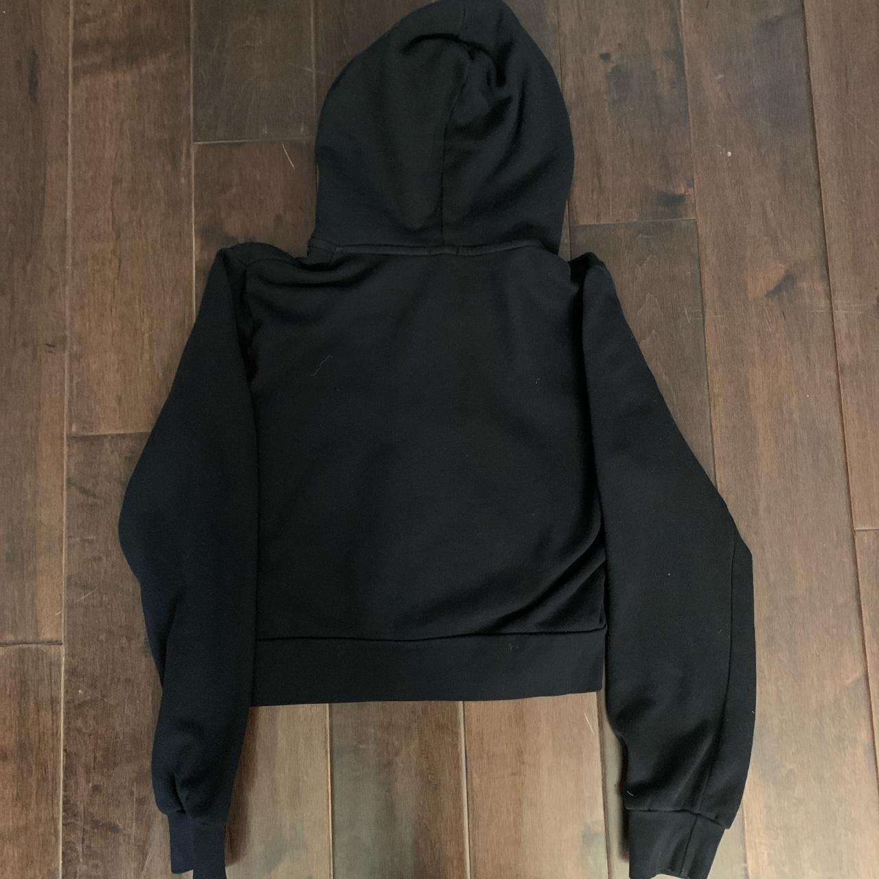Cropped Brandy Melville Black Christy Hoodie also... Depop