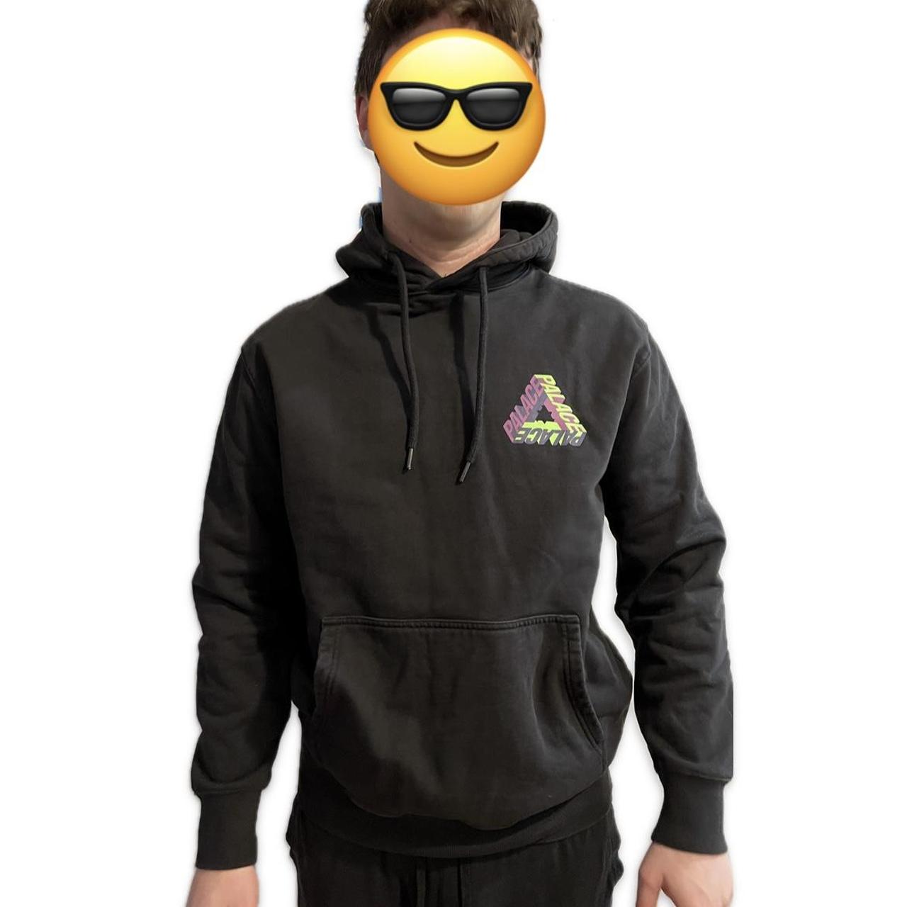 Palace Skateboards hoodie ( P-3D Hood ) in black...