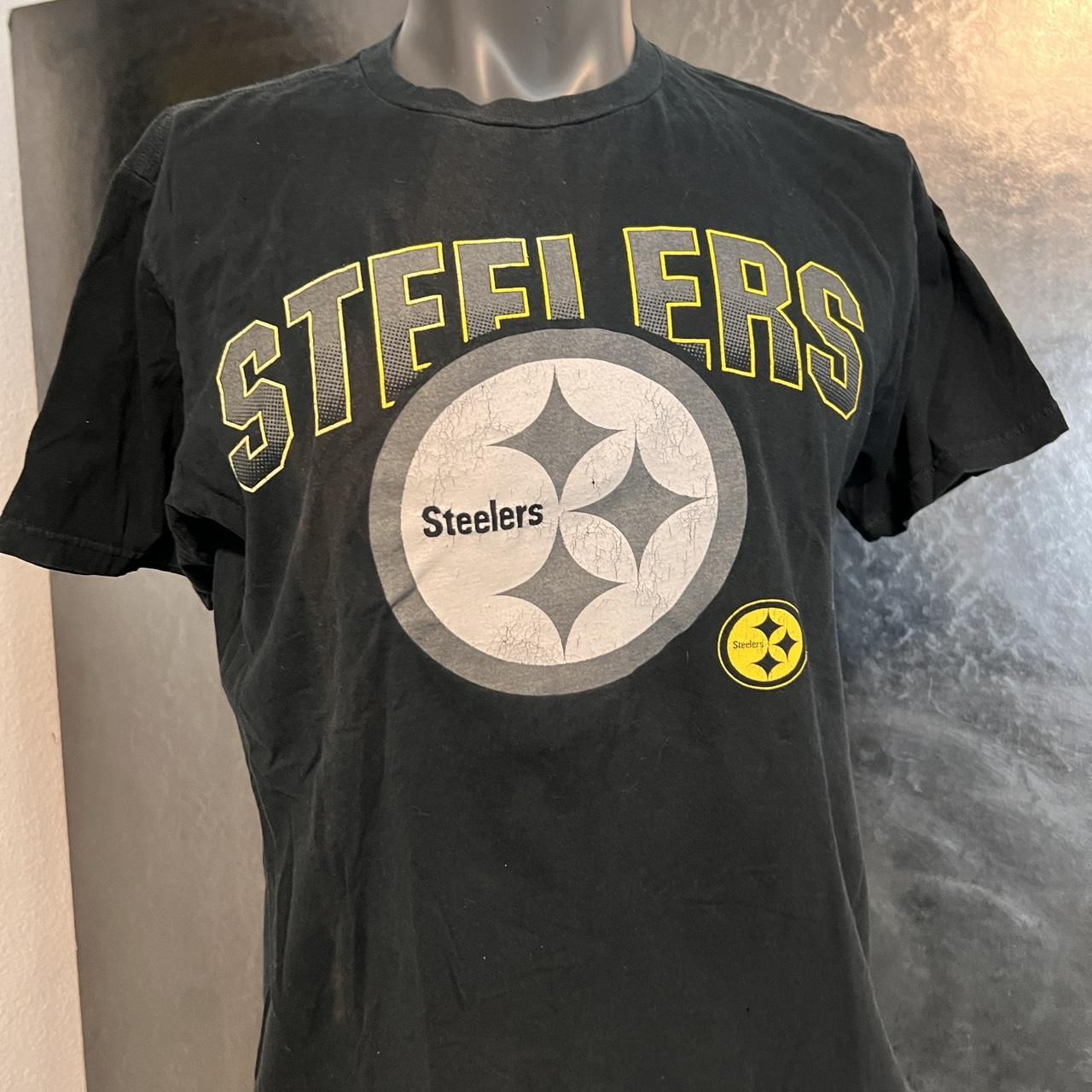 Pittsburgh Steelers t shirt men's large on adidas - Depop