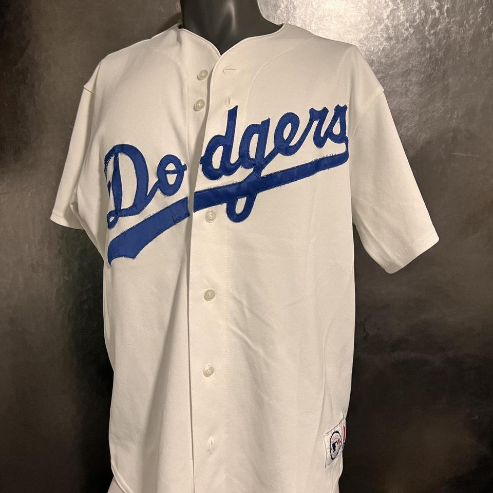 Majestic Men Jersey Los Angeles Dodgers Blue Royal - Depop