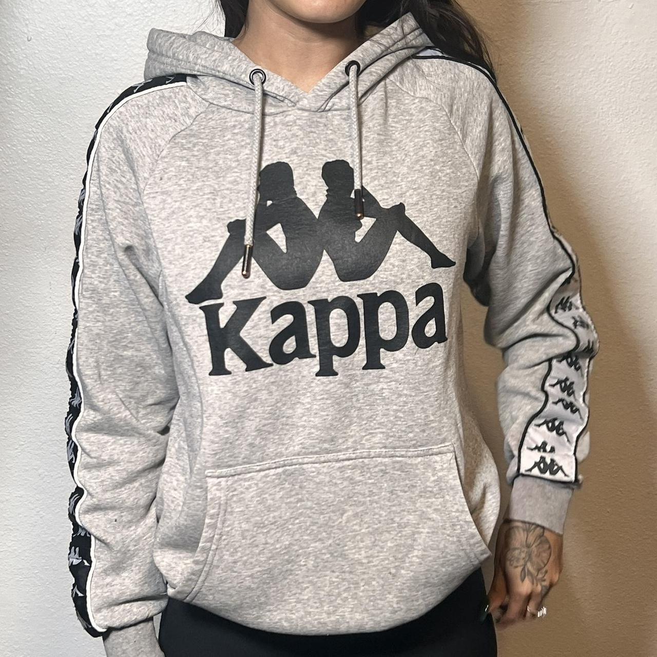 Gray clearance kappa hoodie