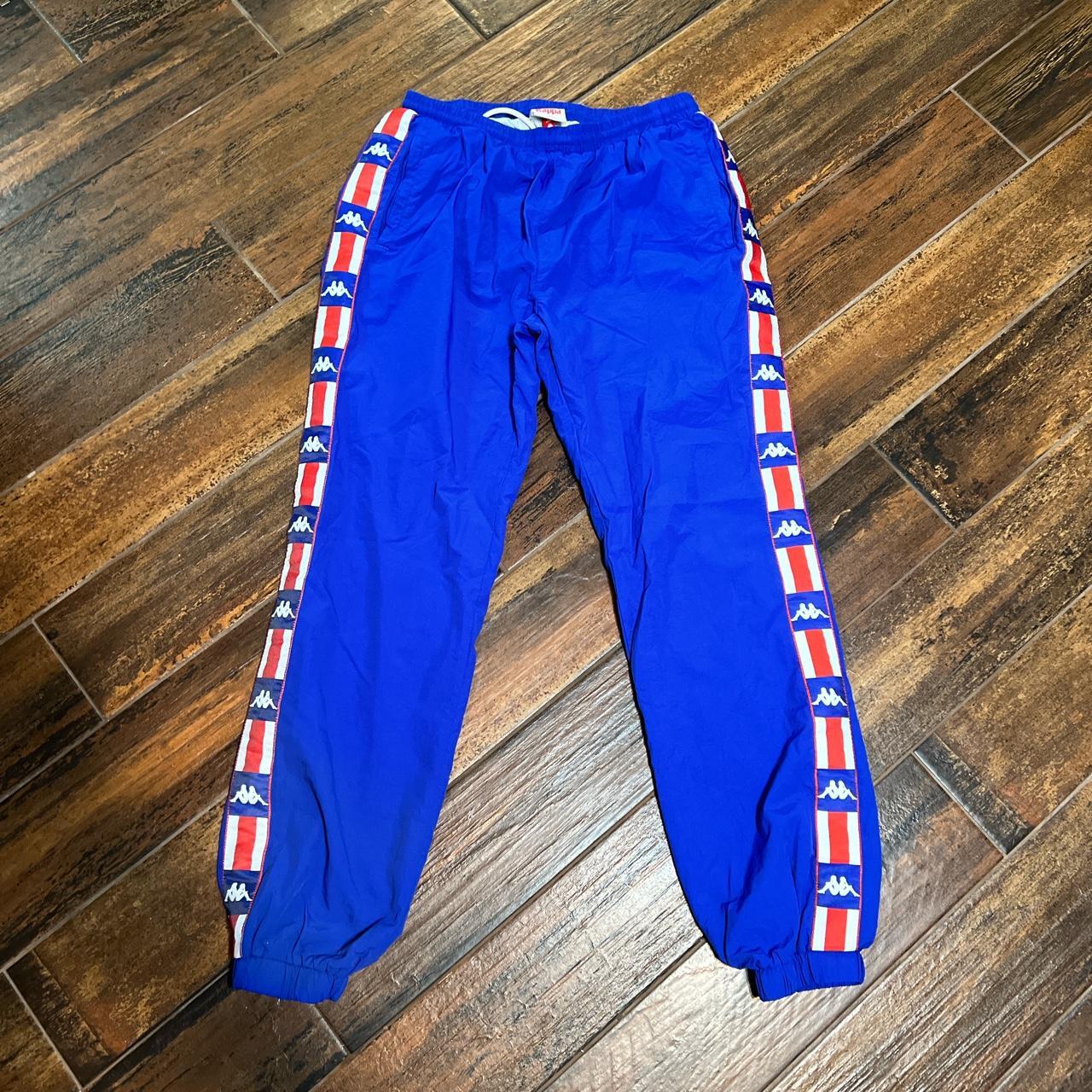 Kappa Men's Blue Trousers Depop