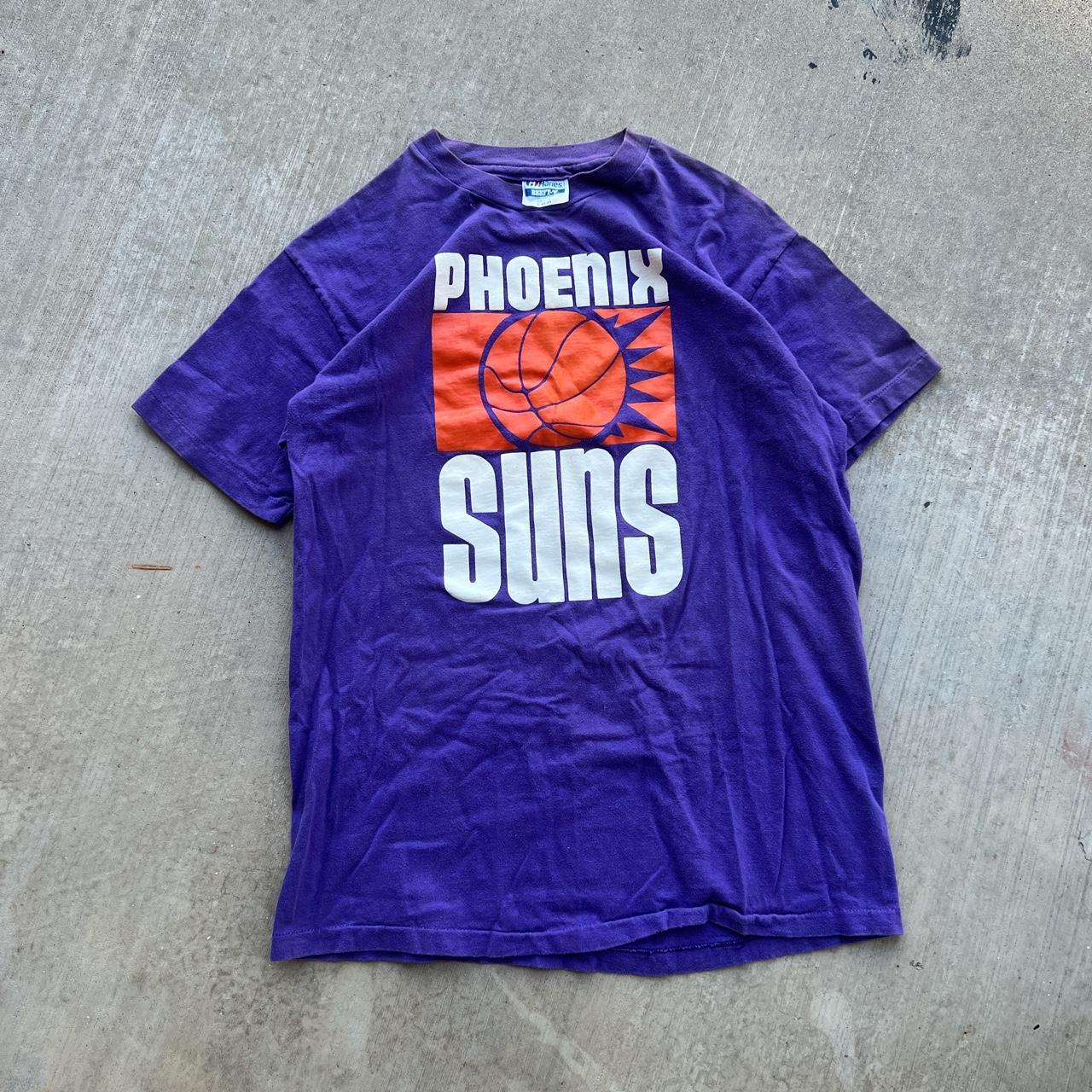 VTG 90s NBA PHOENIX SUNS T-SHIRT MADE IN USA SIZE L