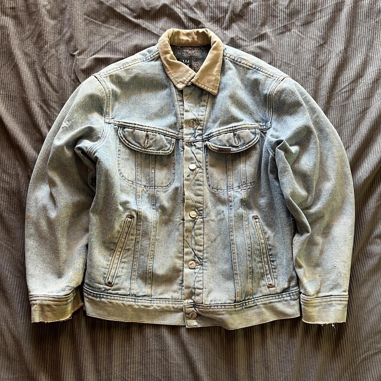 80’s Vintage Lee Jean Jacket Blanket offers L