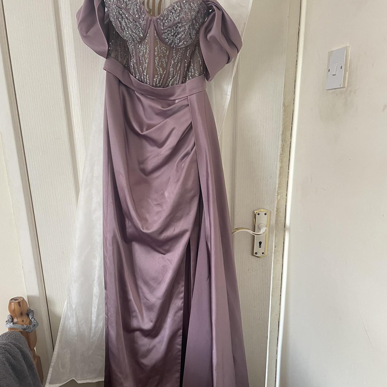 Lilac and hotsell silver dress