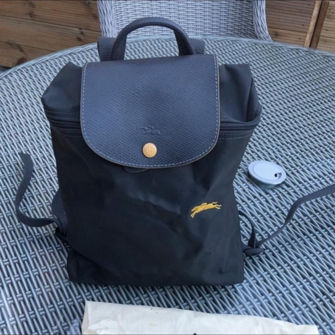 Dark grey outlet longchamp bag