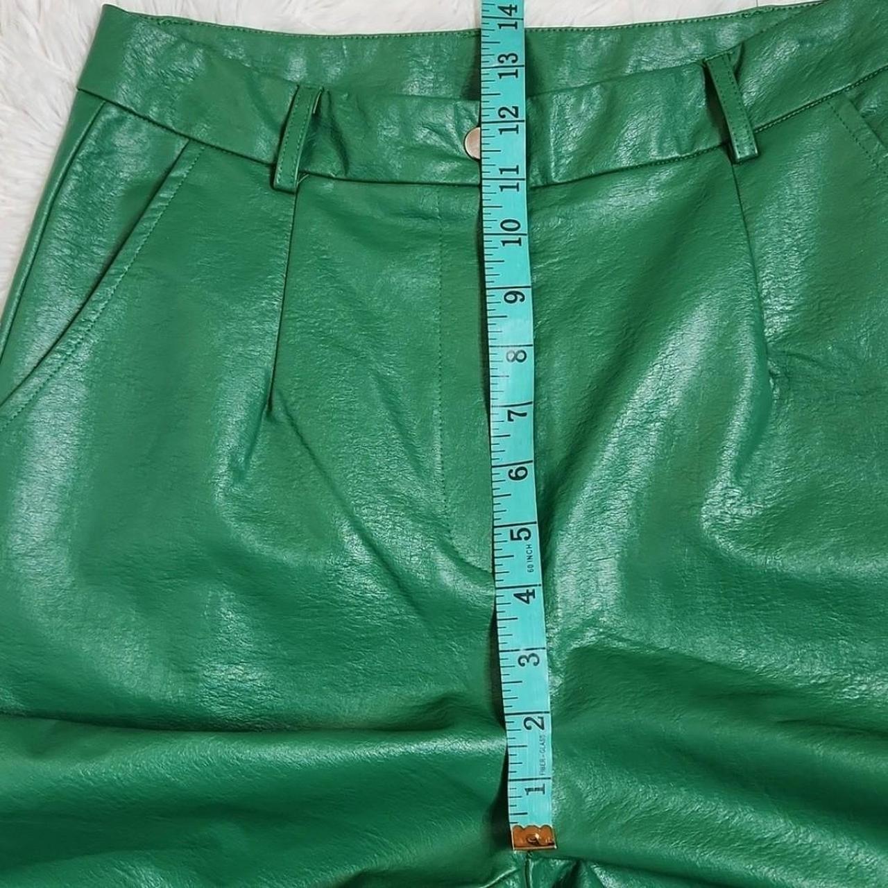 Princess Polly Women's Green Trousers Depop