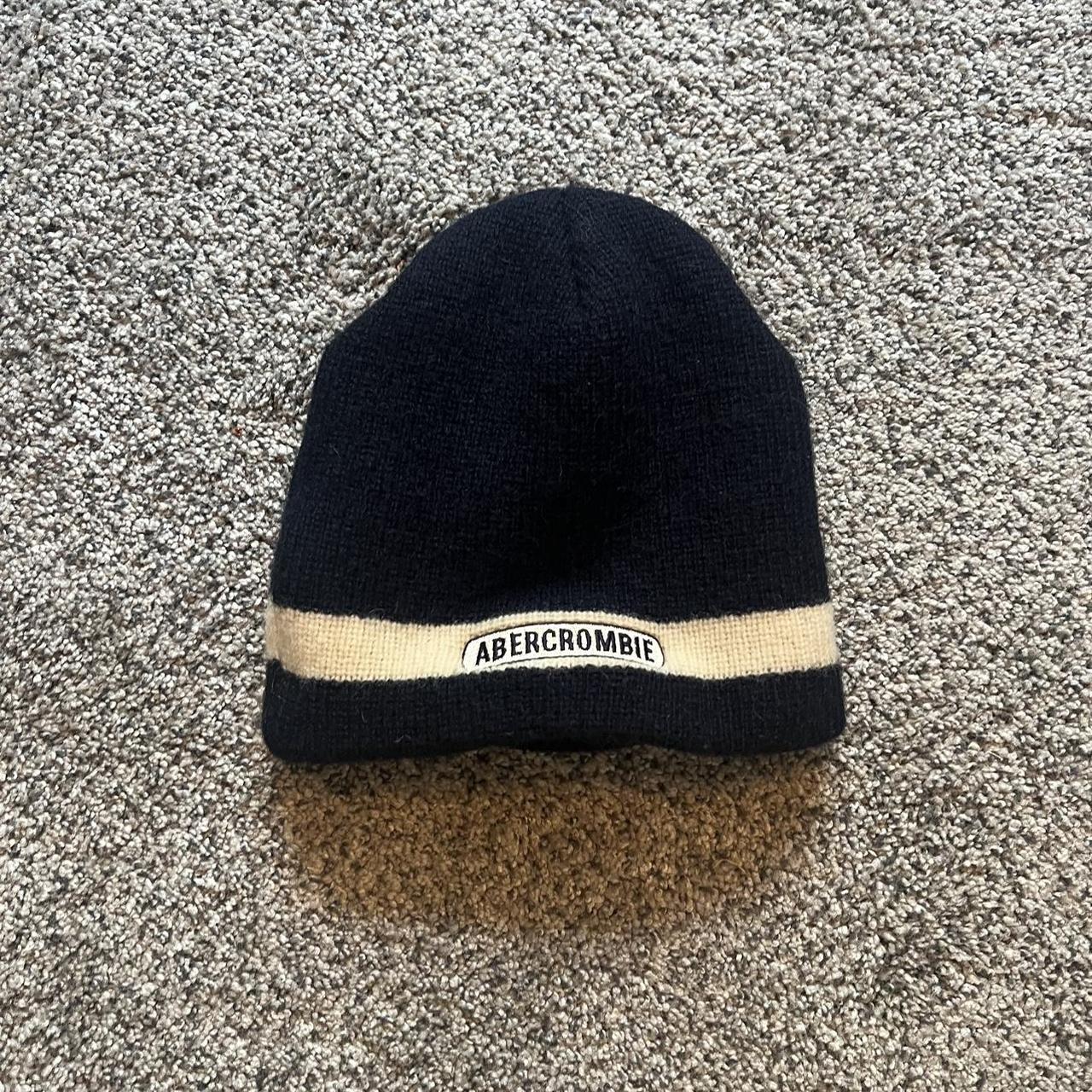 vintage abercrombie fitch navy and cream Depop