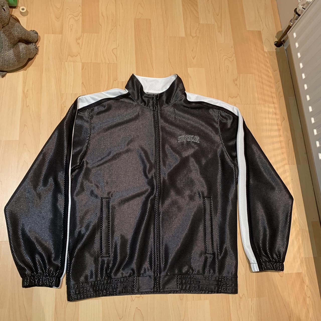 Supreme bonded mesh track clearance jacket black