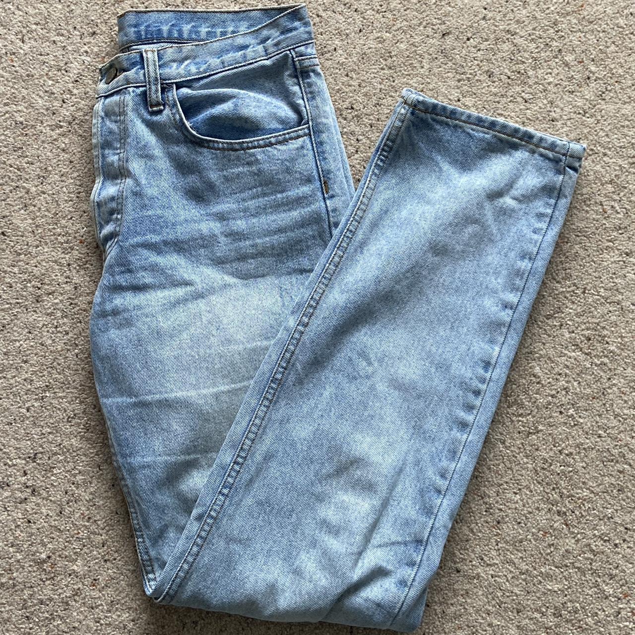 Brandy Melville low rise, straight leg Addison... - Depop