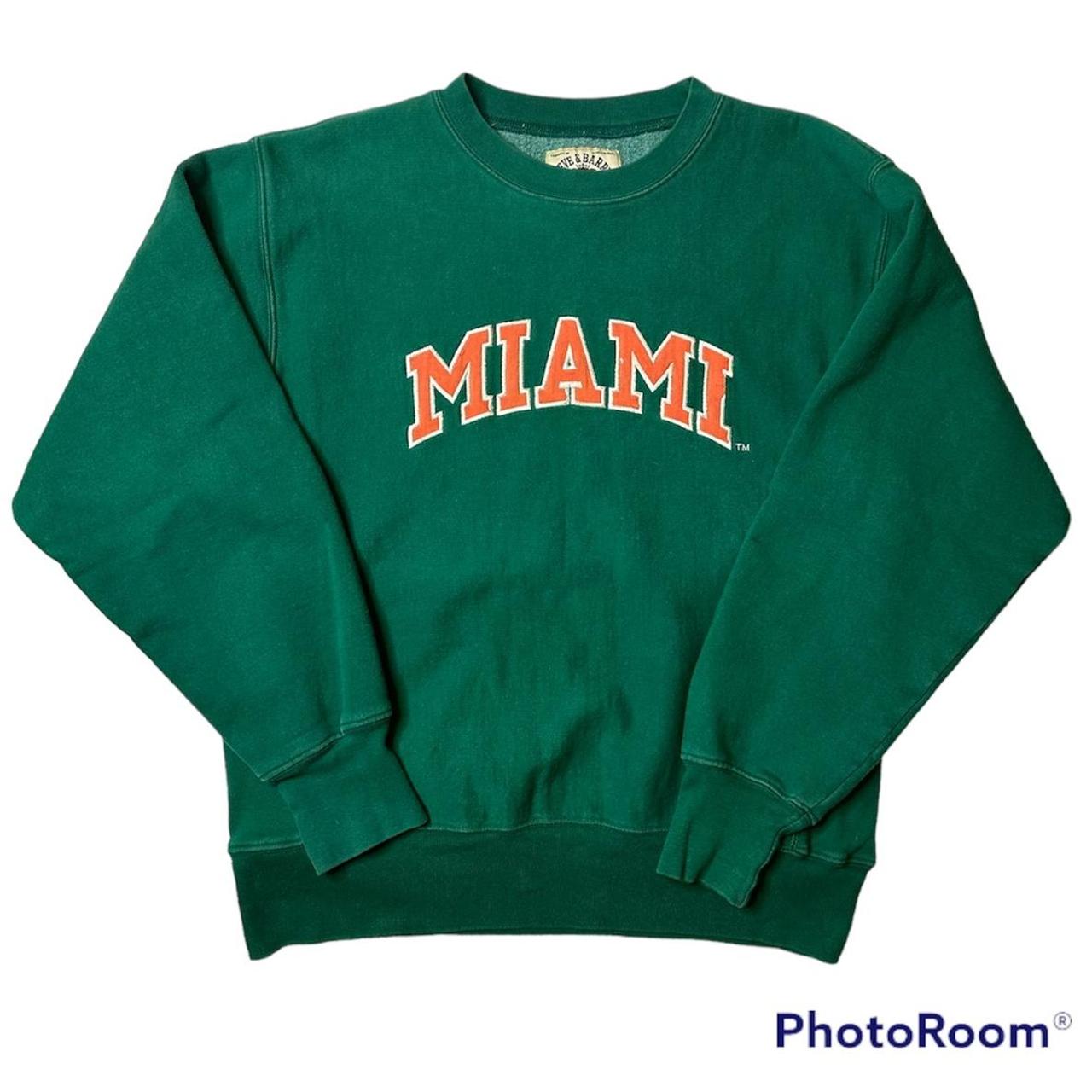 American Vintage Men's Green and Orange Sweatshirt | Depop