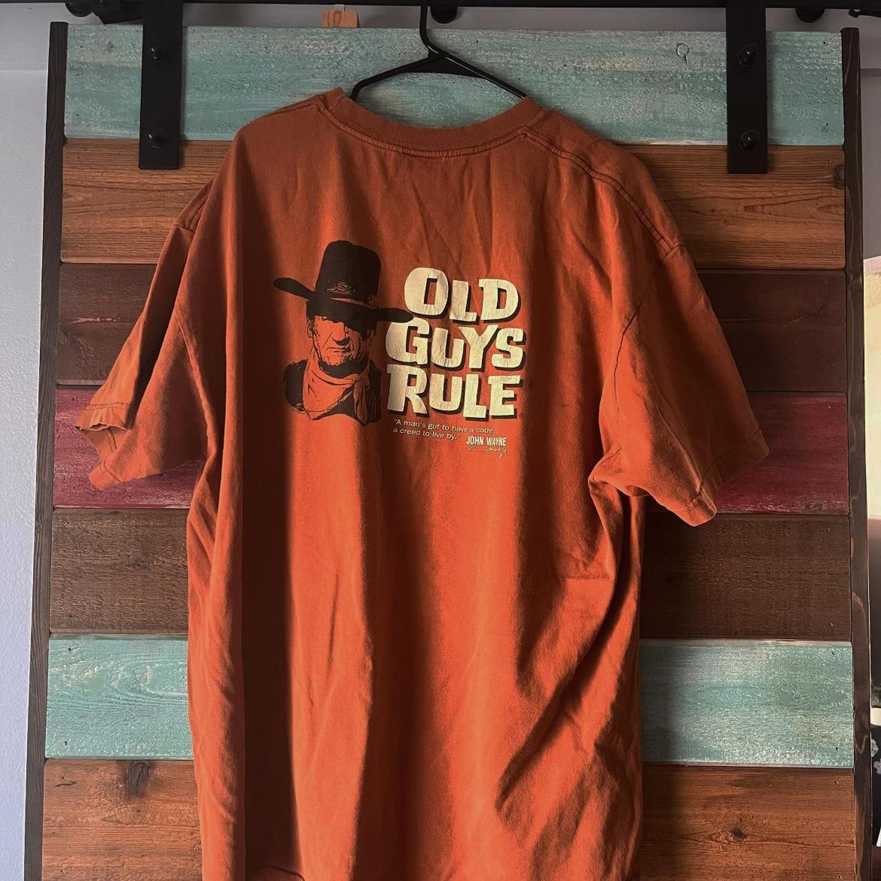 Men's Orange and Brown T-shirt | Depop
