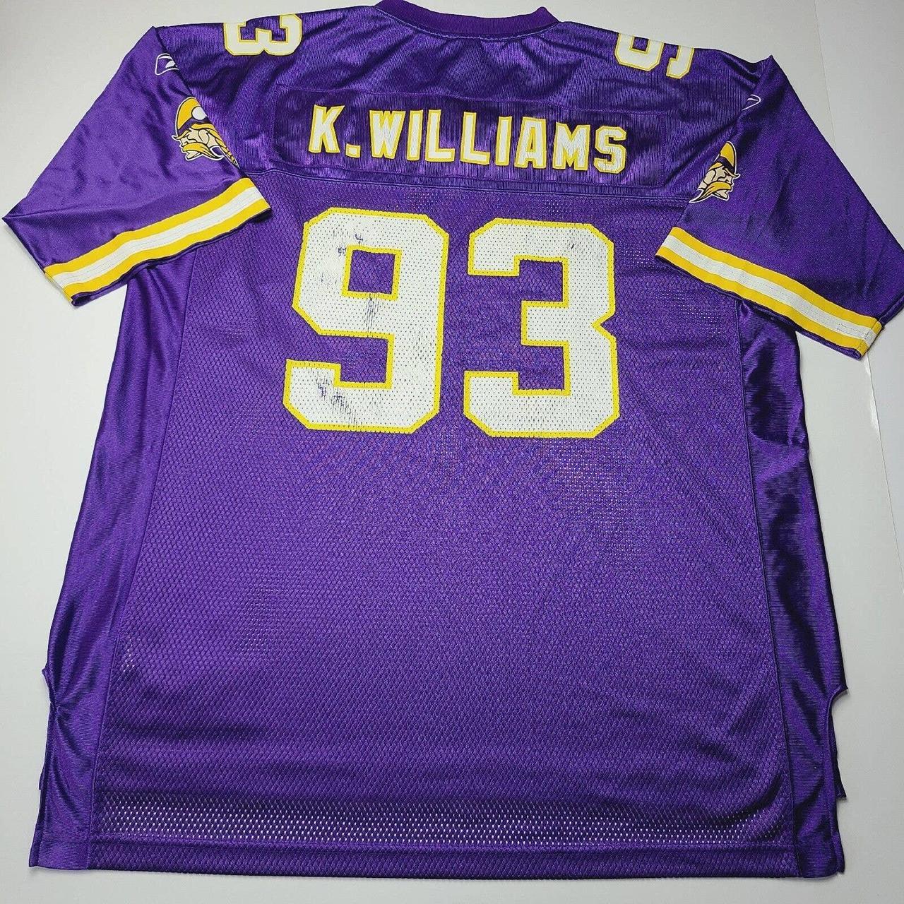 Vtg Reebok Minnesota Vikings Kevin Williams NFL - Depop