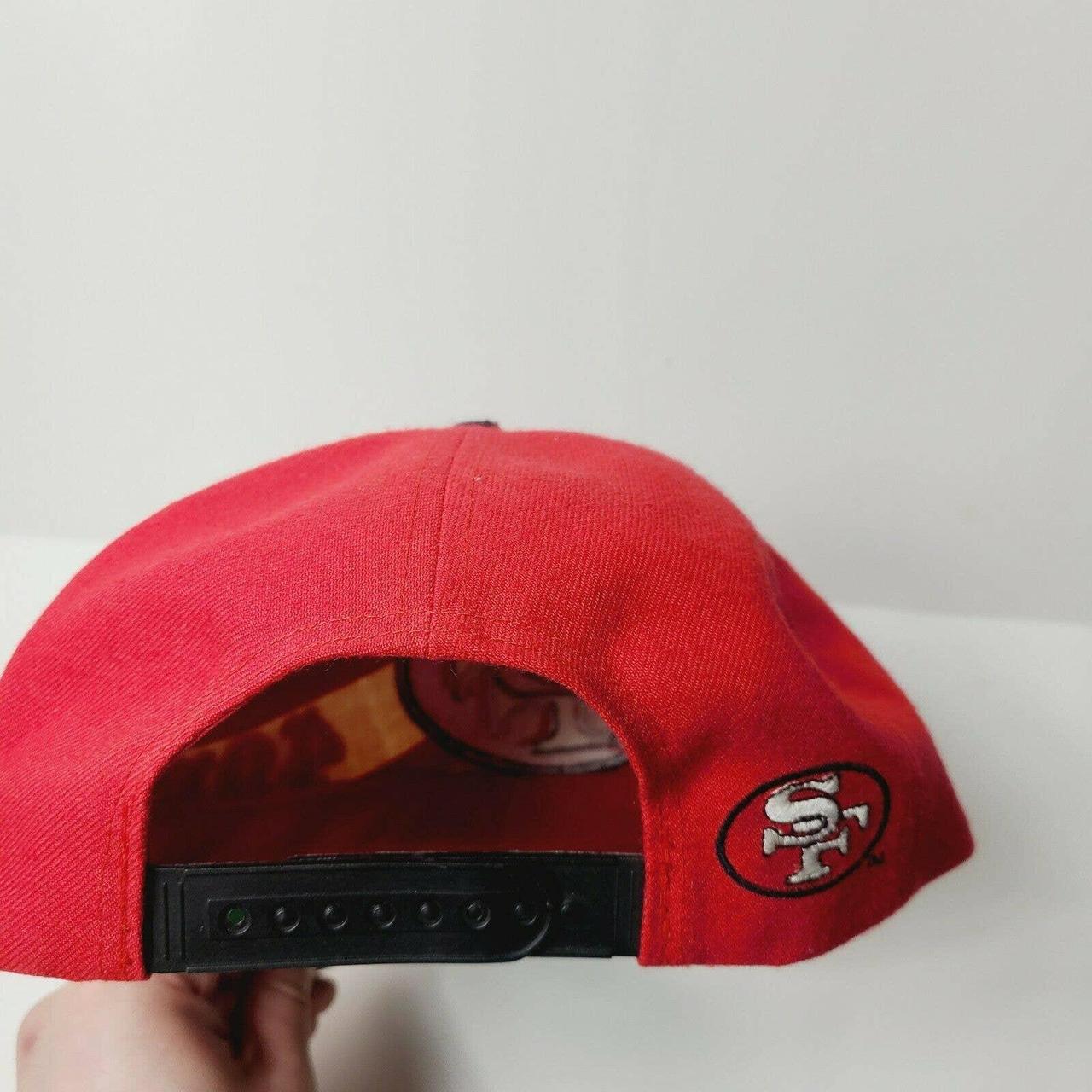 Vintage 90s Eastport NFL SAN FRANCISCO 49ers All Over Snapback Hat Cap  Script