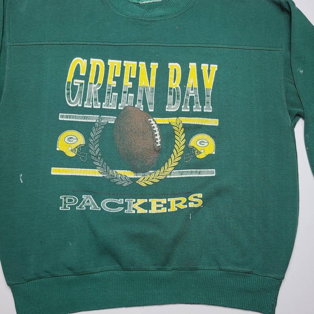 Vintage Green Bay Packers Sweatshirt Men's Size XL - Depop