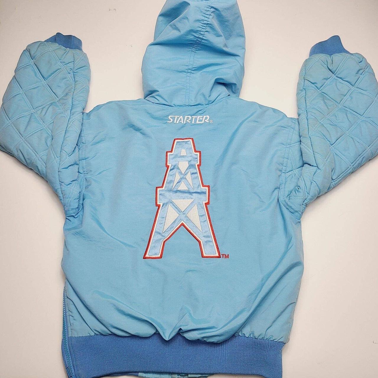 Vintage houston outlet oilers starter jacket