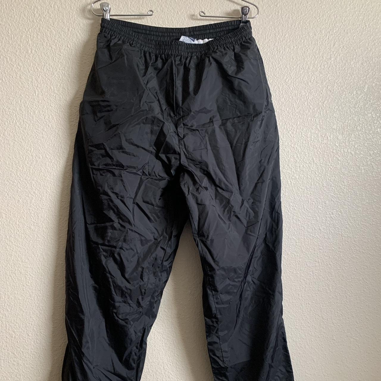 Black sweatpants Zipper at the bottom for extra Depop